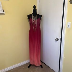 Spaghetti Strap maxi dress from BAR III.  Multi-colored.